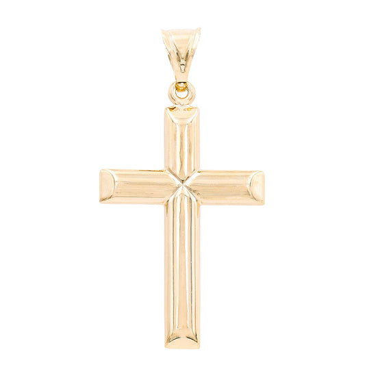 14K Yellow Gold Cross Pendant