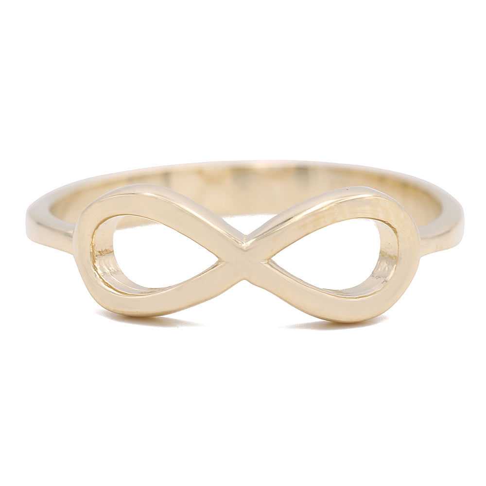 14K Yellow Gold Fashion Infinity Ring