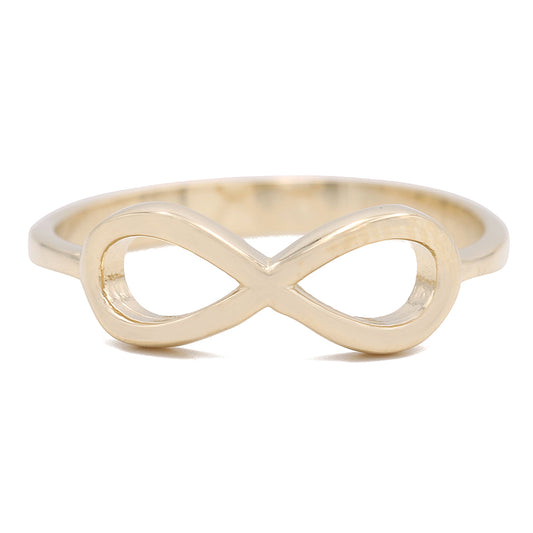14K Yellow Gold Fashion Infinity Ring