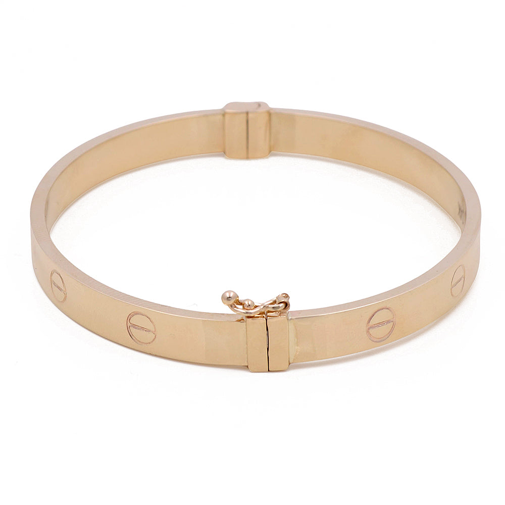 14K Yellow Gold Women's Fashion Bangle