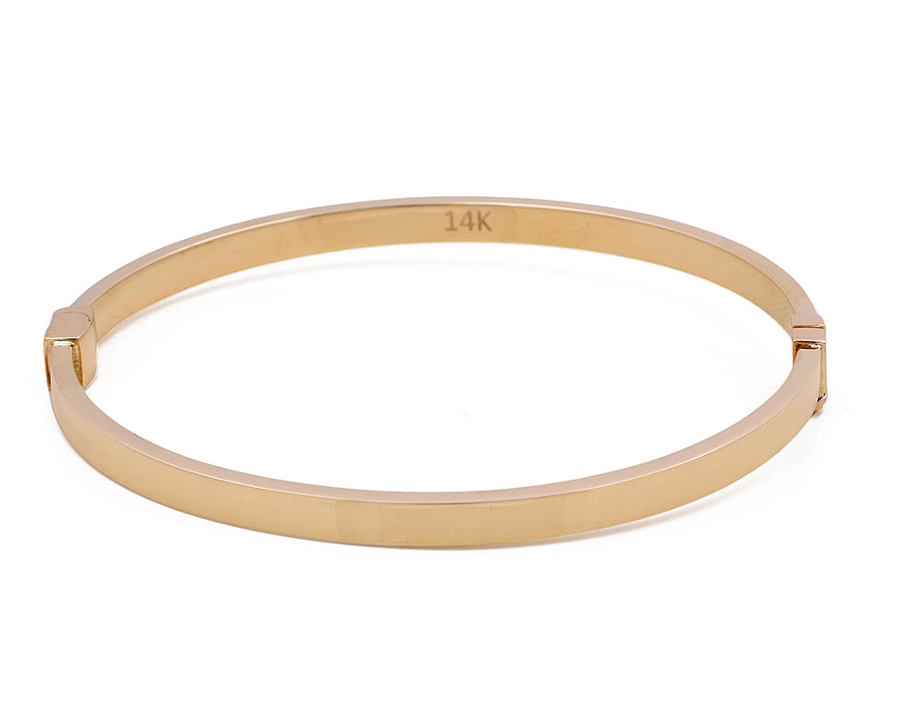 14K Yellow Gold Women's Fashion Bangle