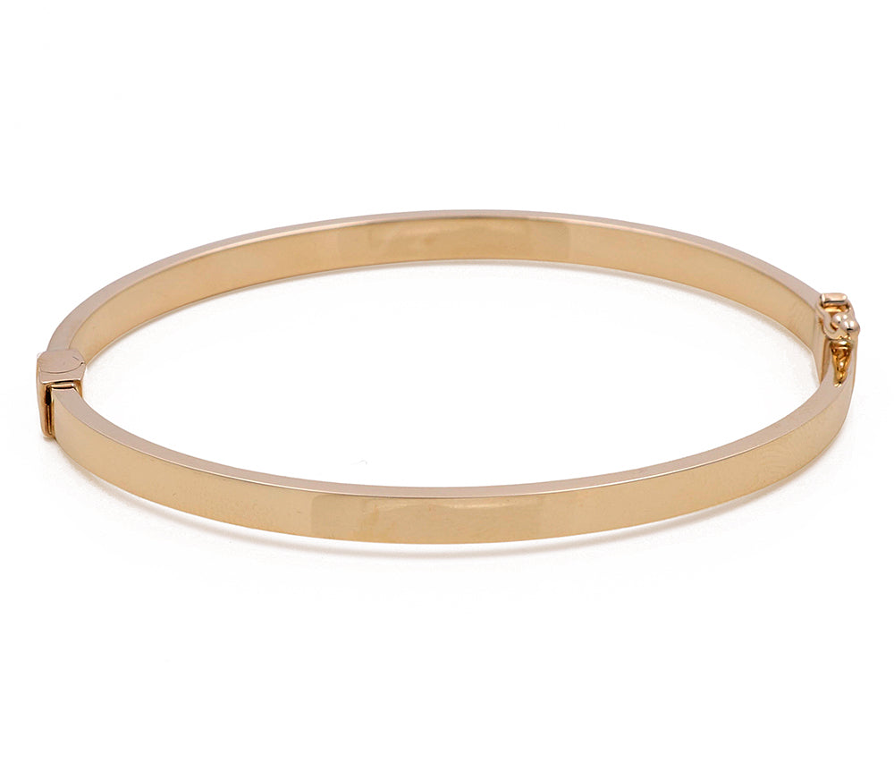 14K Yellow Gold Women's Fashion Bangle