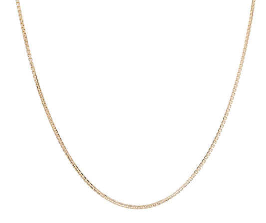 14K Yellow Gold Italian Link Necklace