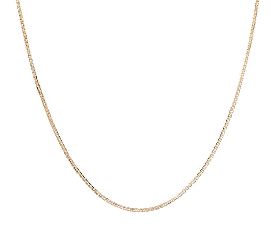 14K Yellow Gold Italian Link Necklace