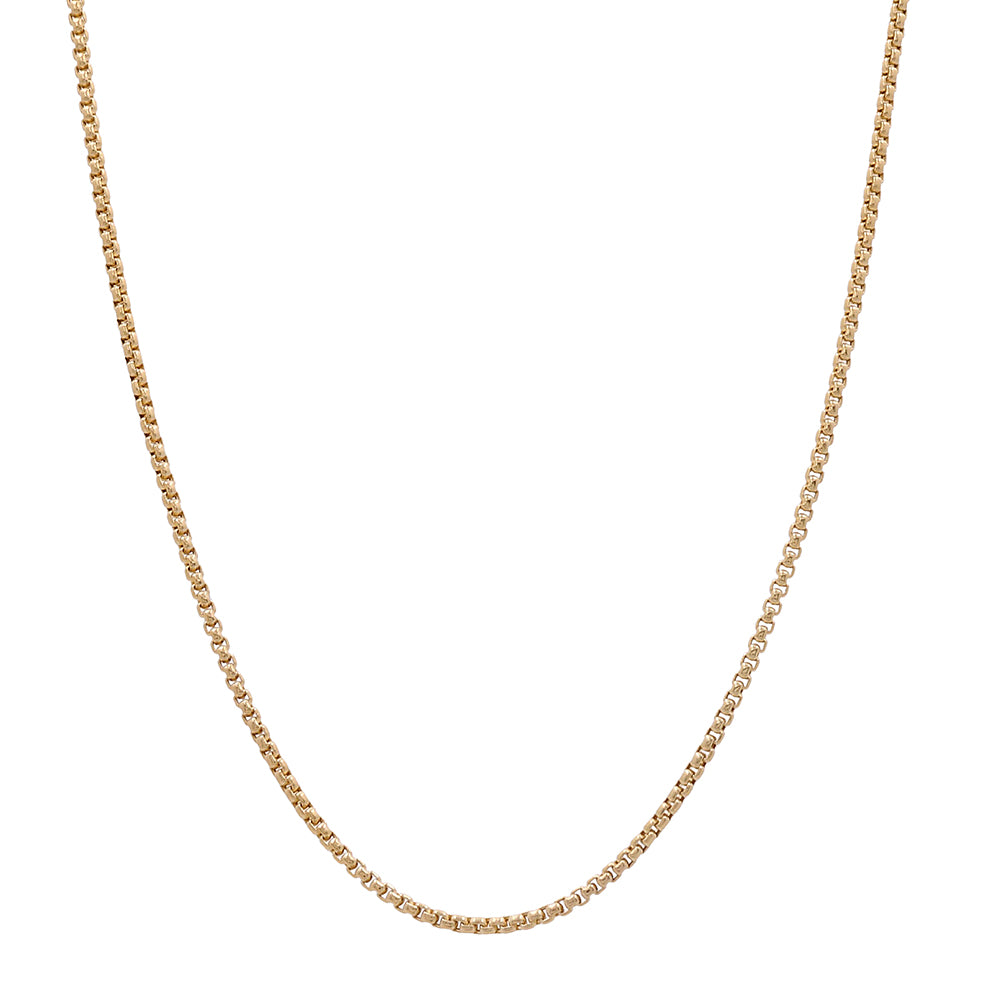 14K Yellow Gold Italian Fashion Link Necklace
