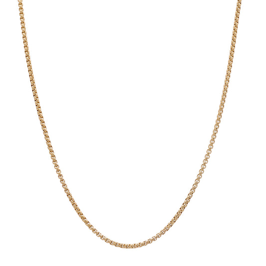 14K Yellow Gold Italian Fashion Link Necklace
