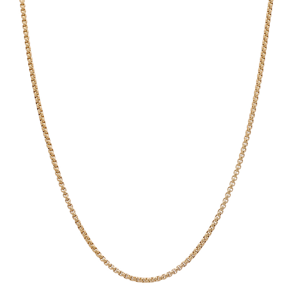 14K Yellow Gold Italian Fashion Link Necklace