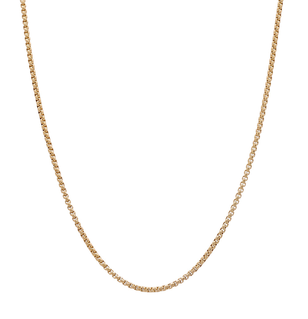 14K Yellow Gold Italian Fashion Link Necklace