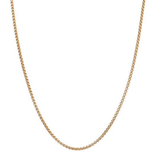 14K Yellow Gold Italian Fashion Link Necklace