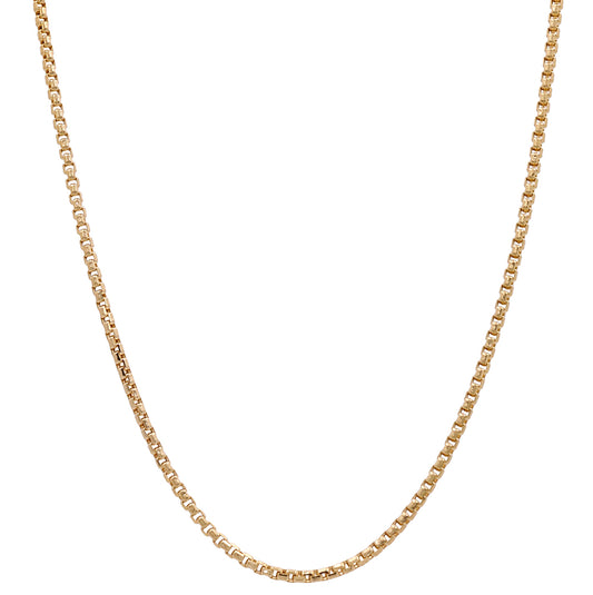 14K Yellow Gold Italian Fashion Link Necklace