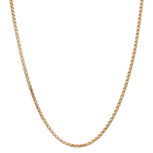 14K Yellow Gold Italian Fashion Link Necklace
