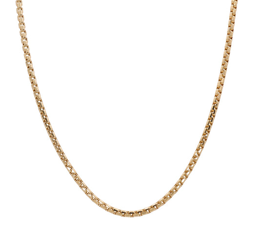 14K Yellow Gold Italian Fashion Link Necklace