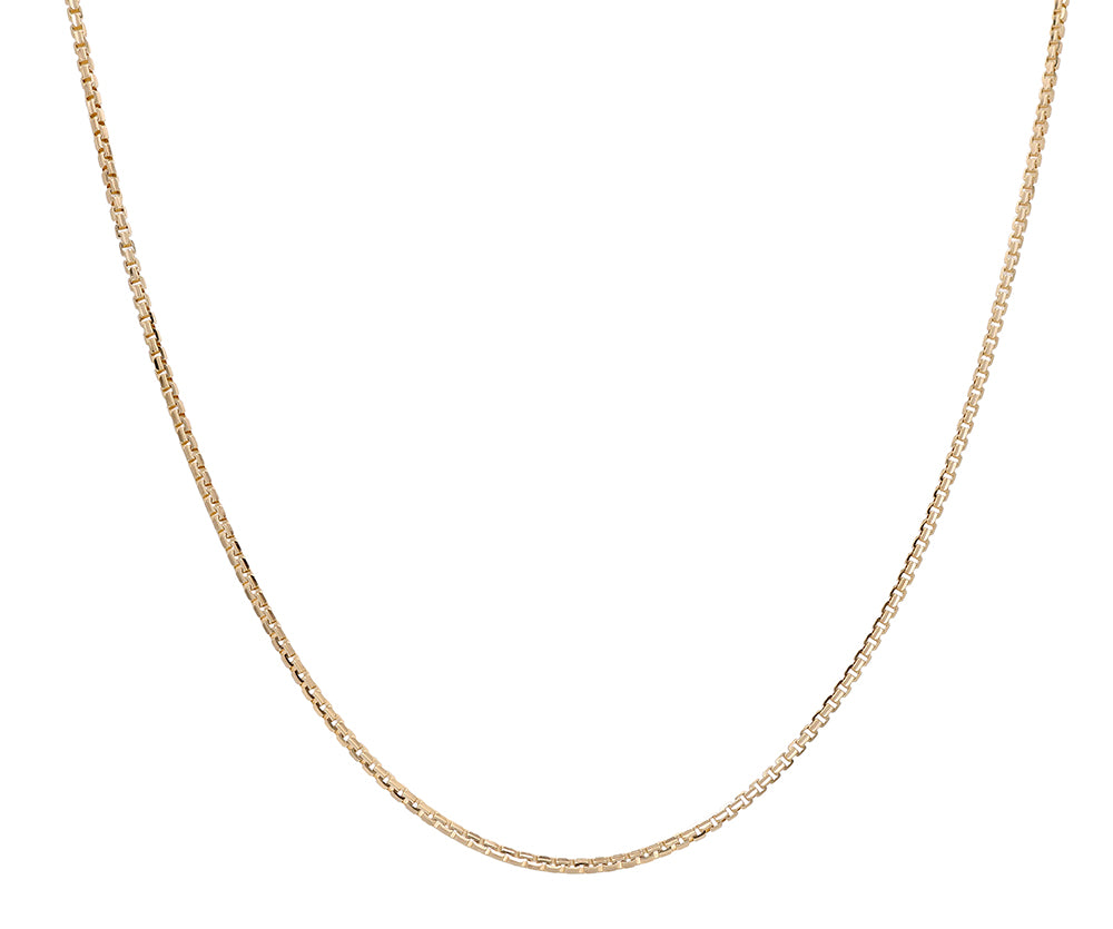 14K Yellow Gold Italian Fashion Link Necklace