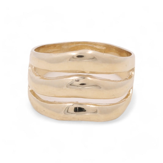 14K Yellow Gold Fashion Ring