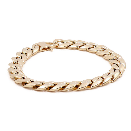 14K Yellow Gold Cuban Links Bracelet