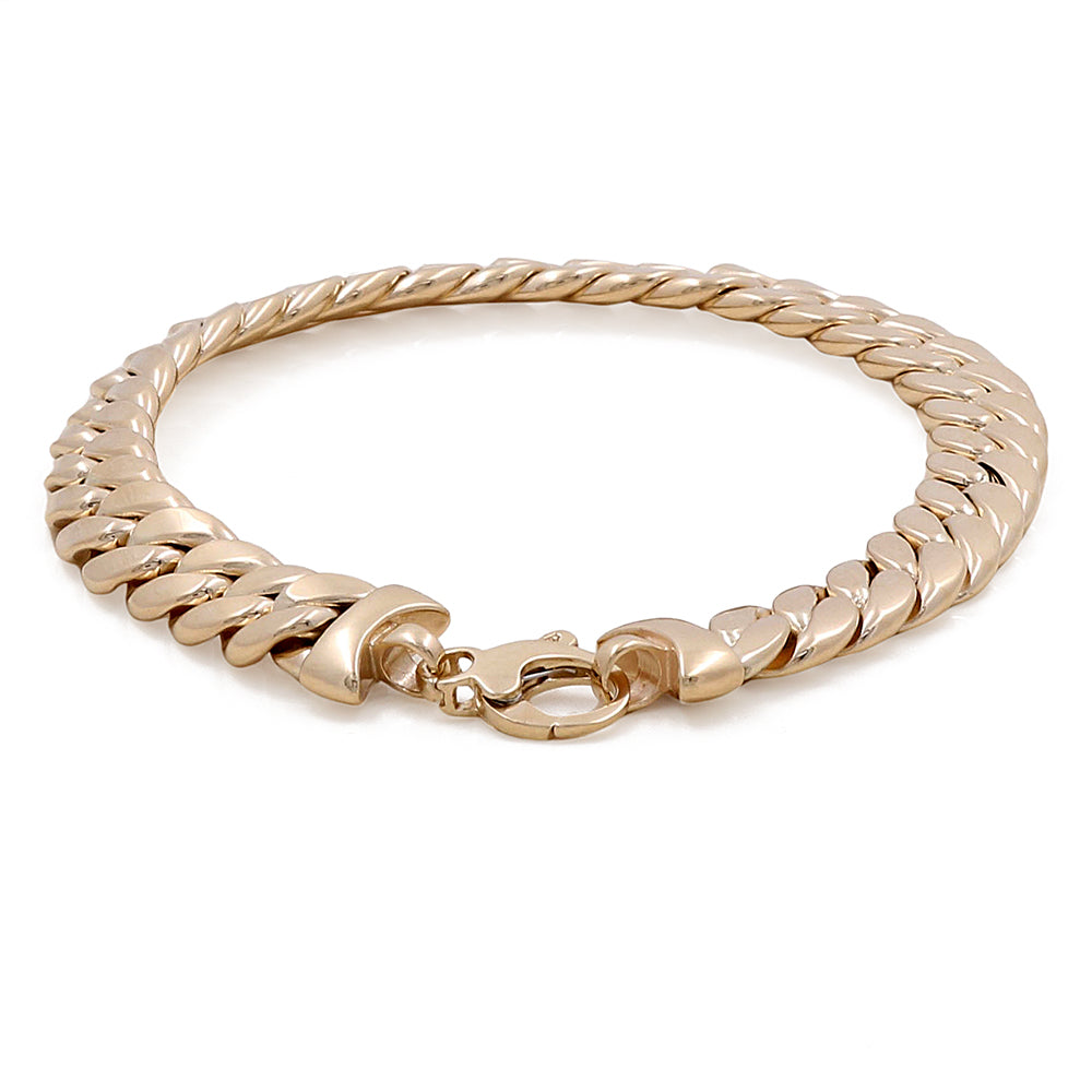 14K Yellow Gold Cuban Links Bracelet