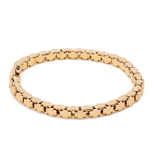 14K Yellow Gold Fashion Links Bracelet