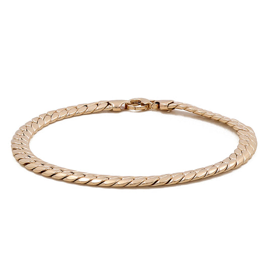 14K Yellow Gold Cuban Links Bracelet