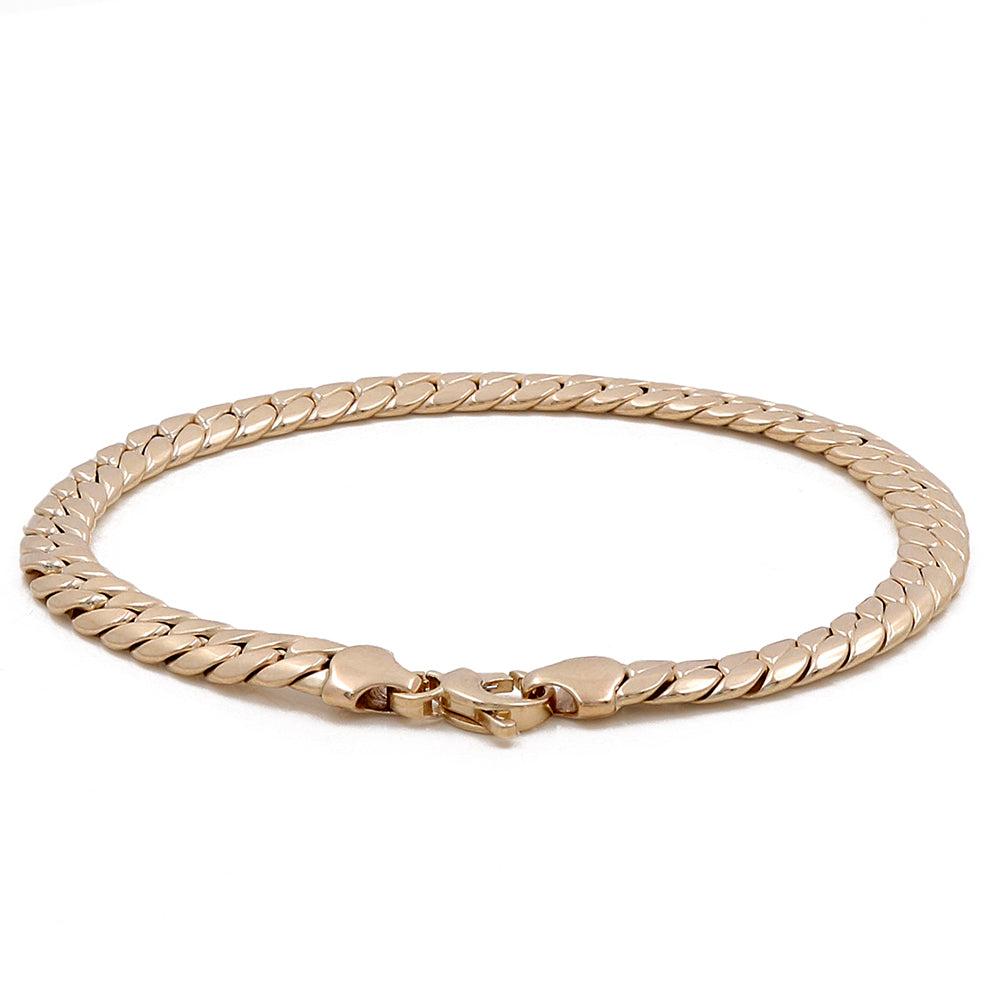 14K Yellow Gold Cuban Links Bracelet