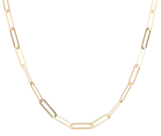 14K Yellow Gold Fashion Link Necklace