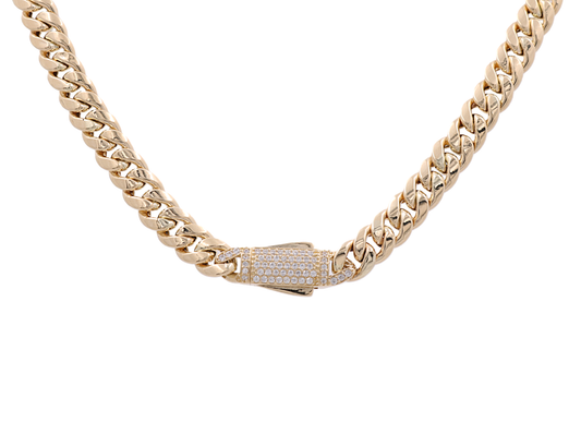 14K Yellow Gold Cuban Link Chain