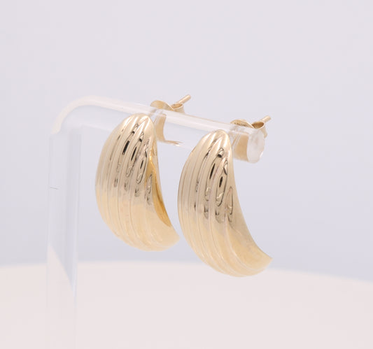 14K Yellow Gold Fashion Earrings