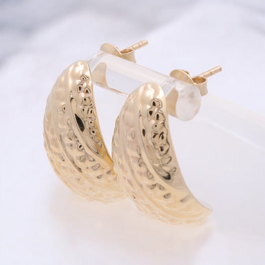 14K Yellow Gold Fashion Earrings