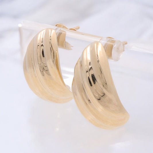 14K Yellow Gold Fashion Earrings