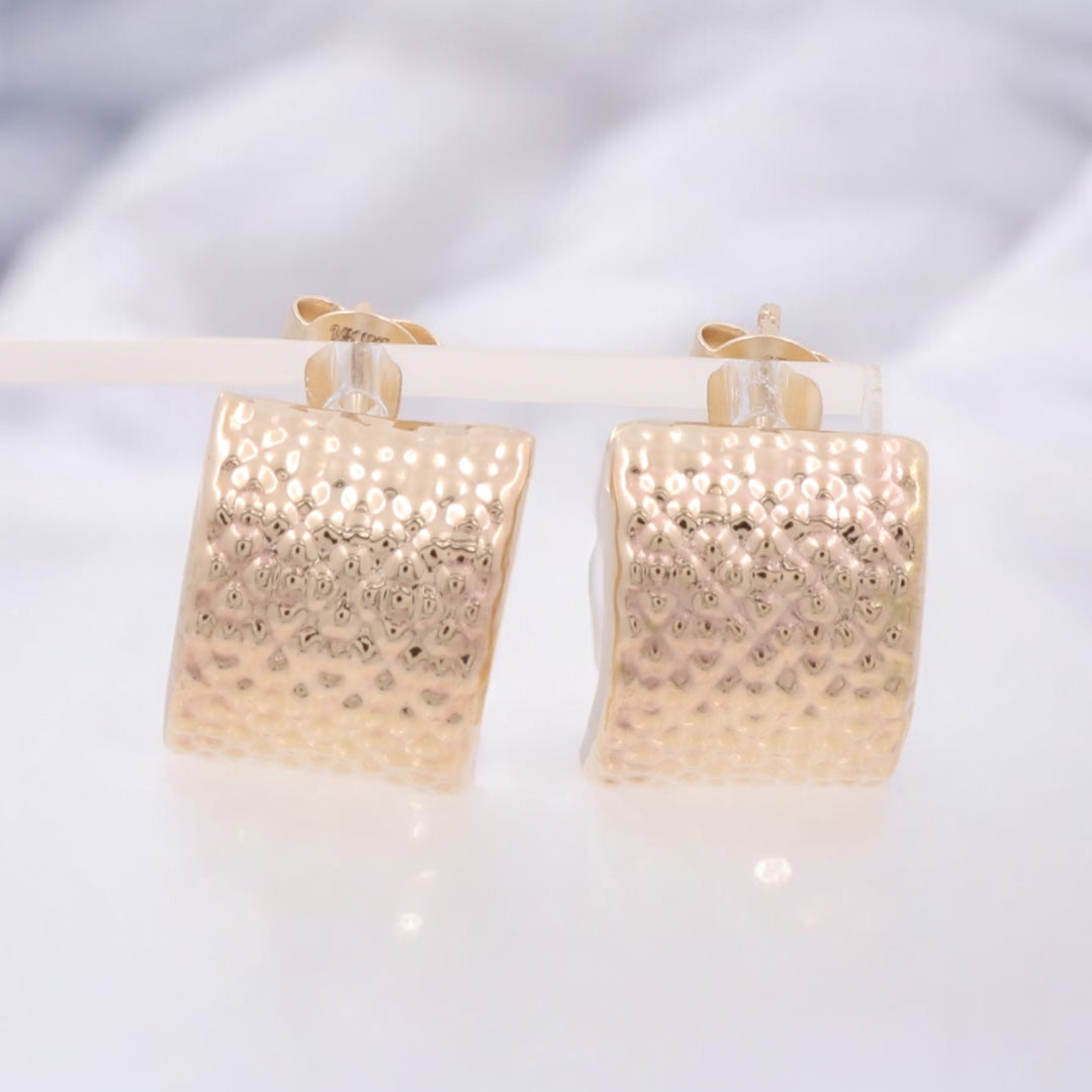 14K Yellow Gold Fashion Earrings