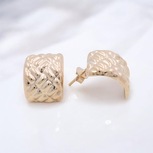 14K Yellow Gold Fashion Earrings