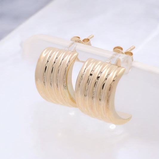 14K Yellow Gold Fashion Earrings