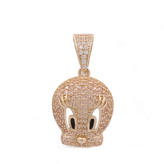 14K Yellow Gold Tweety Bird Pendant