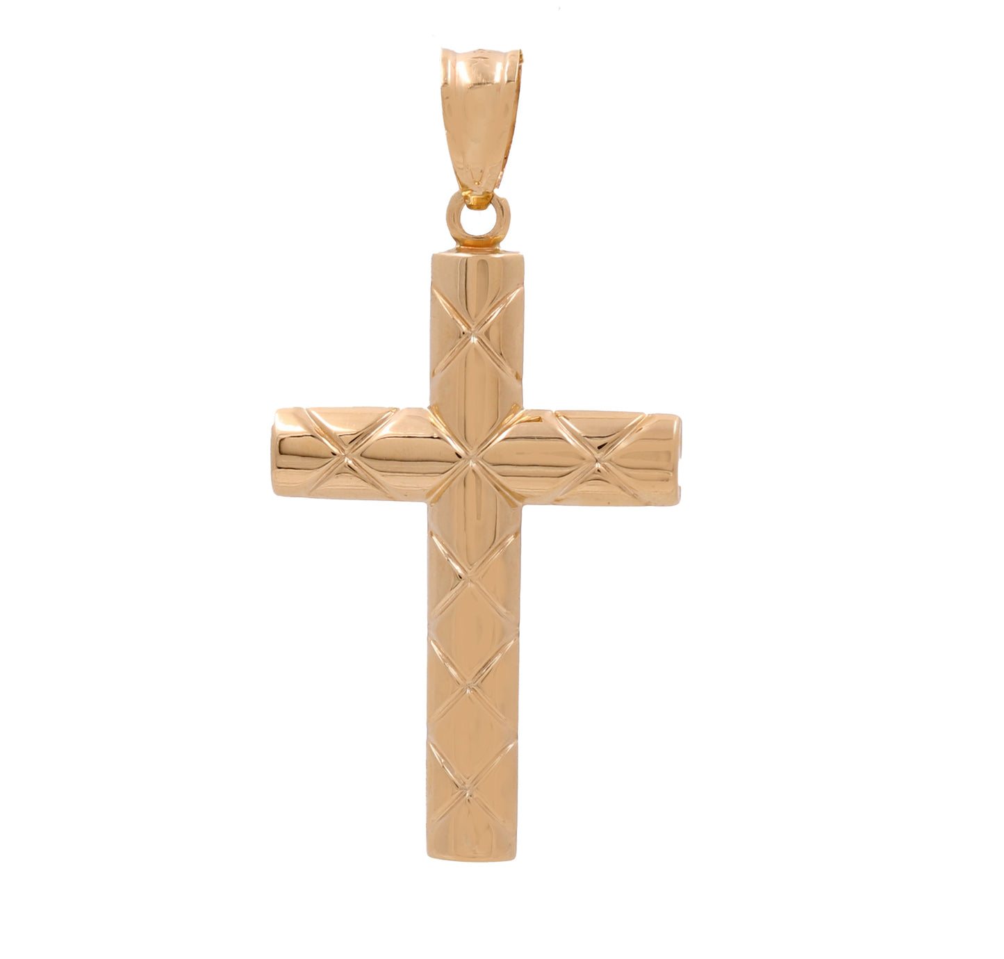 14K Yellow Gold Jesus Christ Pendant