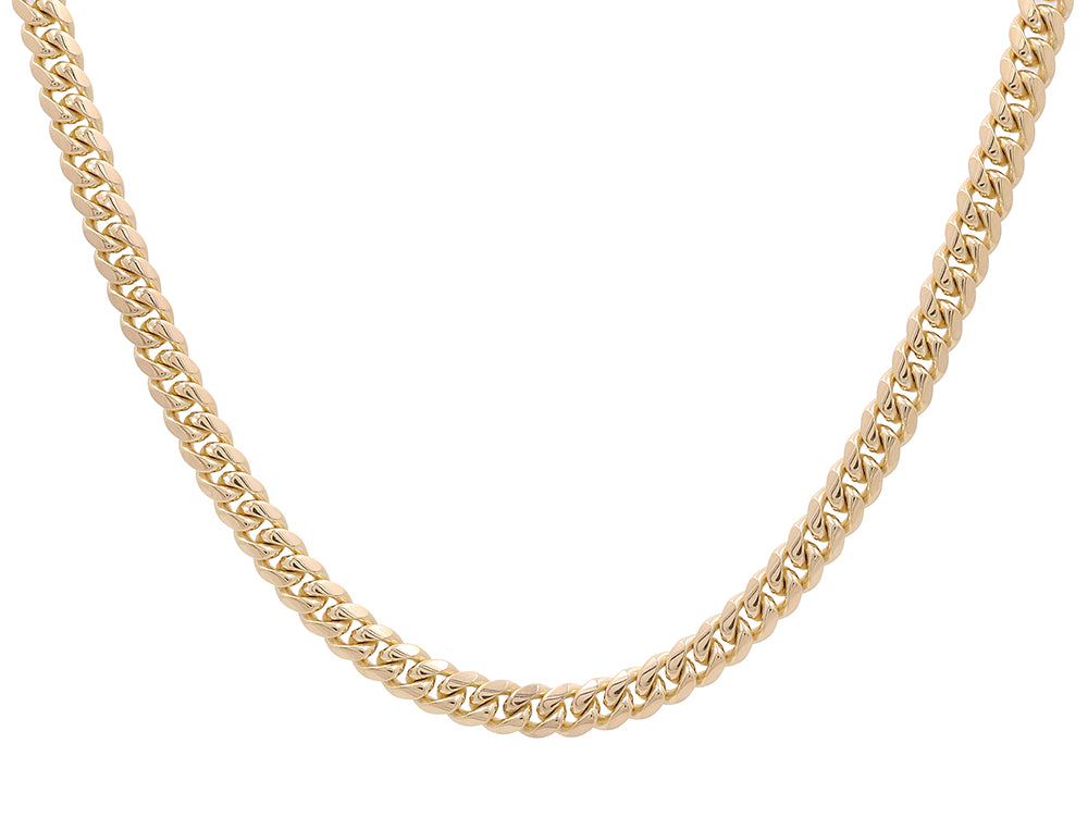 14K Yellow Gold Cuban Link Chain