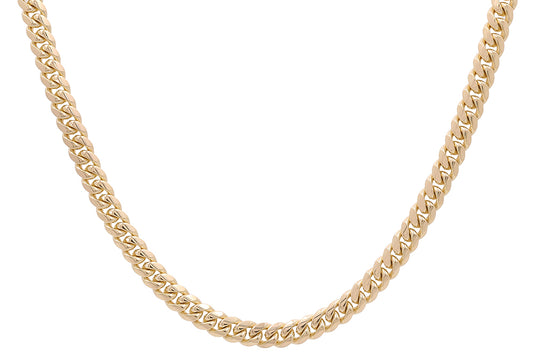 14K Yellow Gold Cuban Link Chain