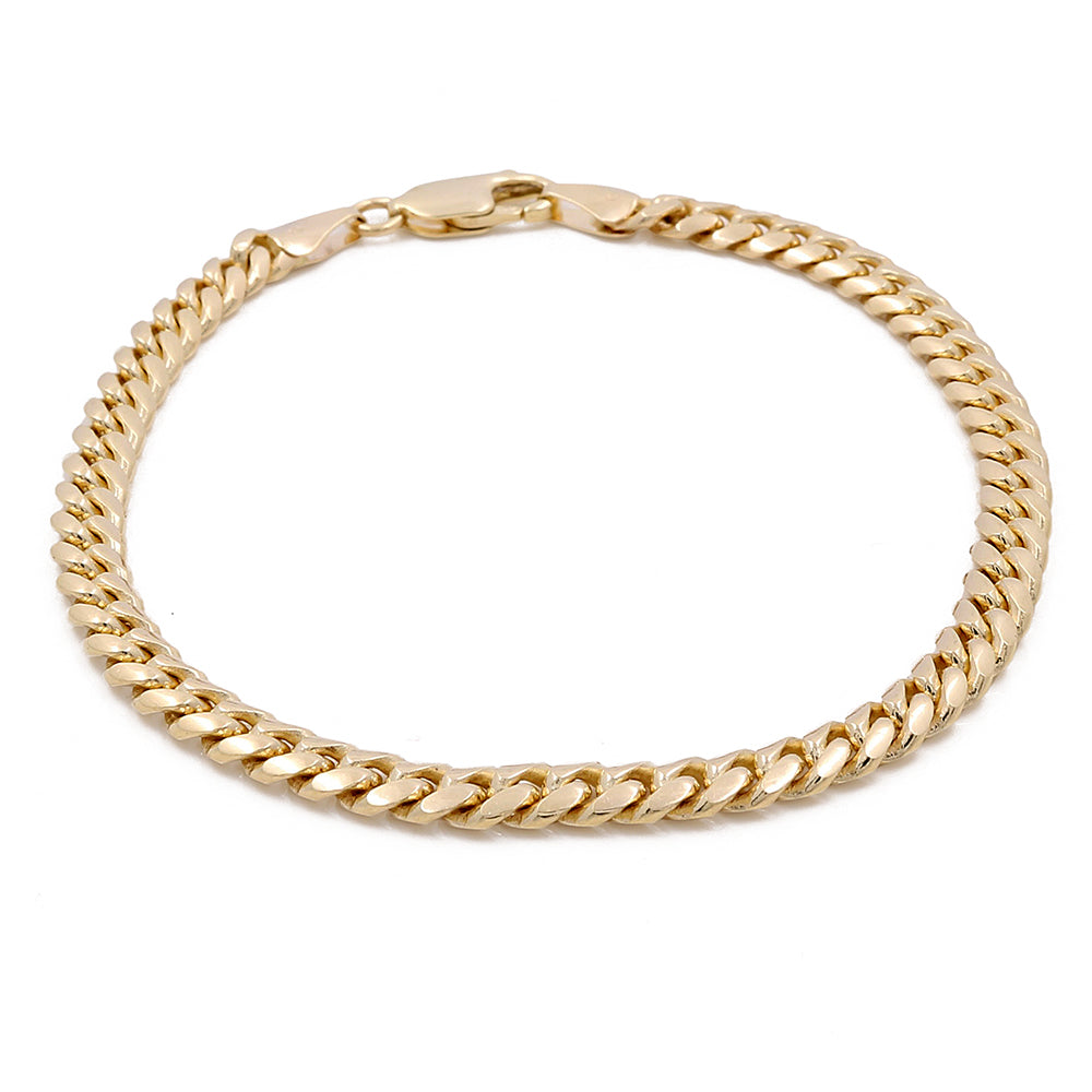 14K Yellow Gold Cuban Link Bracelet