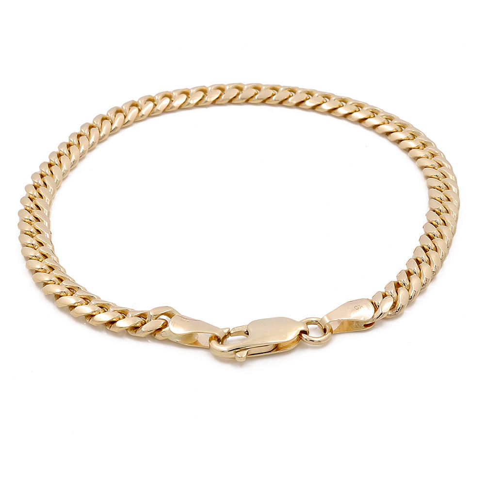 14K Yellow Gold Cuban Link Bracelet