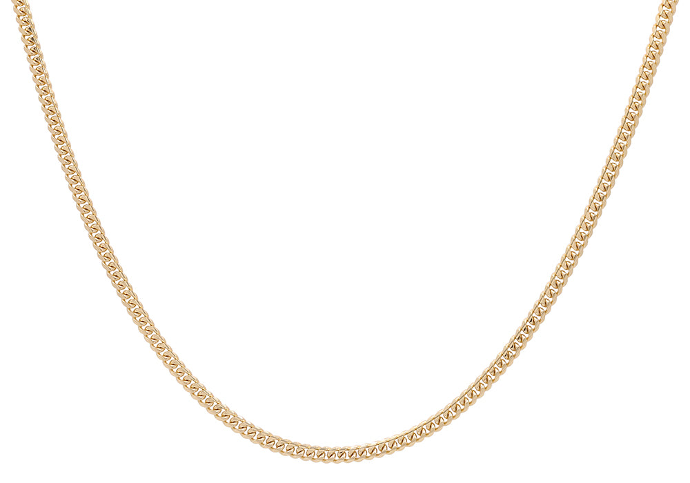 14K Yellow Gold Cuban Link Chain
