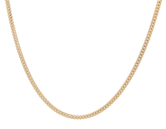 14K Yellow Gold Cuban Link Chain