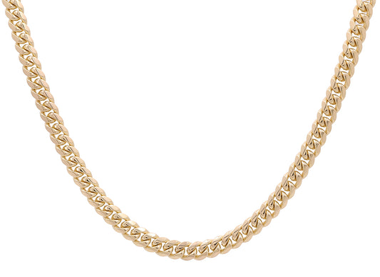 14K Yellow Gold Cuban Link Chain