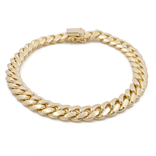14K Yellow Gold Cuban Link Bracelet