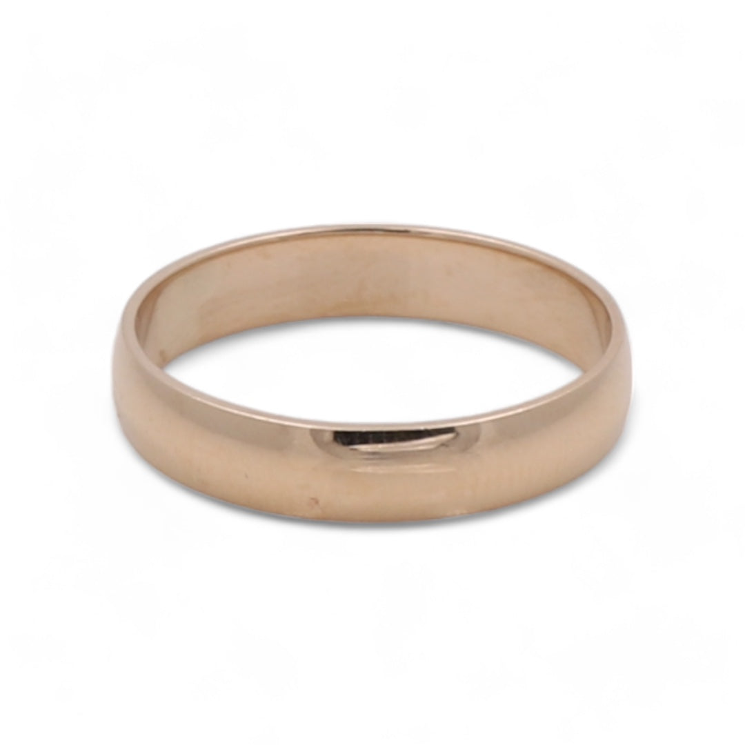 14K Yellow Gold Men's Wedding Band