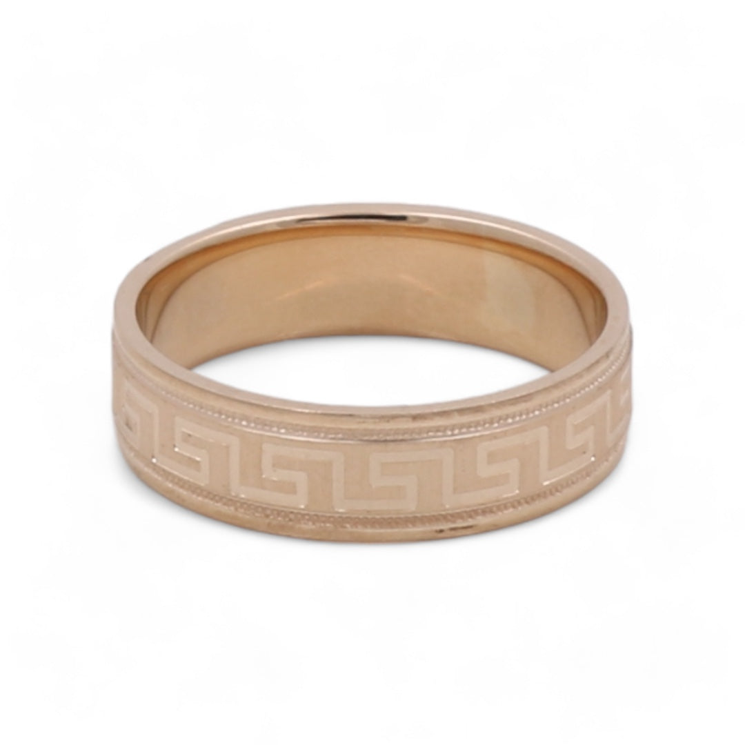 14K Yellow Gold Men's Wedding Band