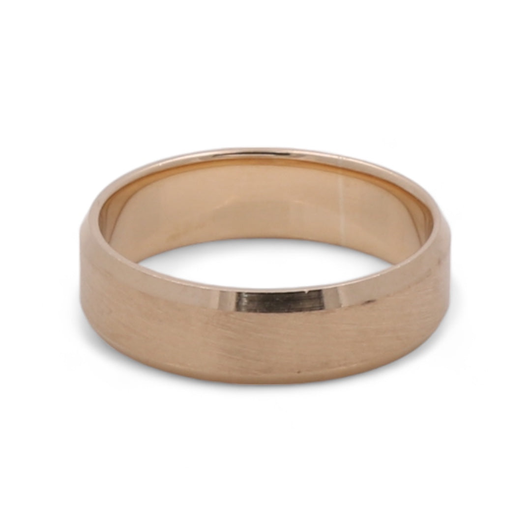 14K Yellow Gold Men's Wedding Band