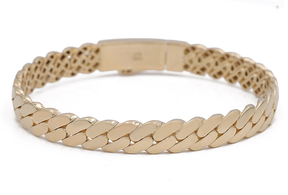 14K Yellow Gold Fashion Flex Bracelet