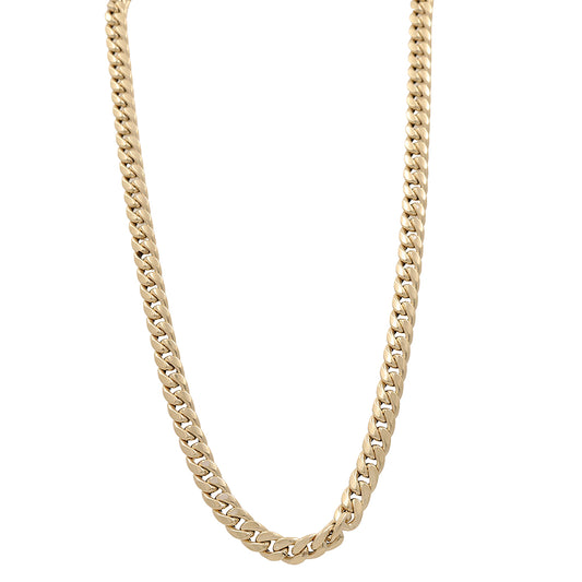 14K Yellow Gold Italian Fashion Link Necklace