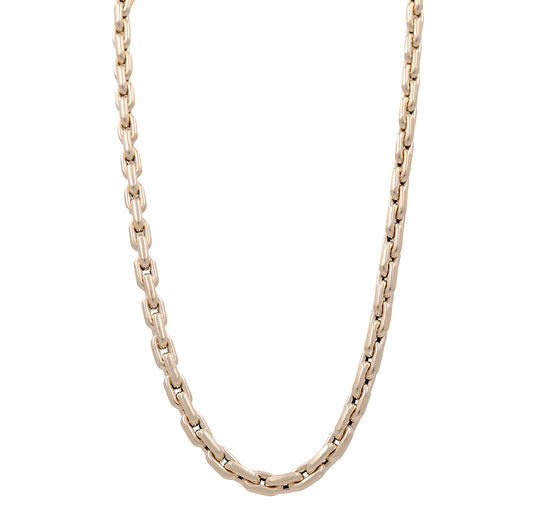 14K Yellow Gold Italian Fashion Link Necklace