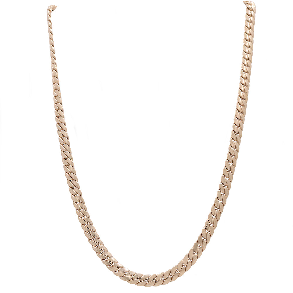 14K Yellow Gold Italian Fashion Link Necklace