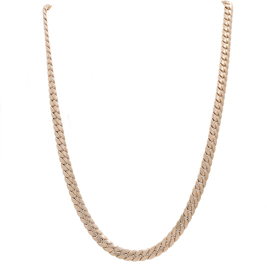 14K Yellow Gold Italian Fashion Link Necklace