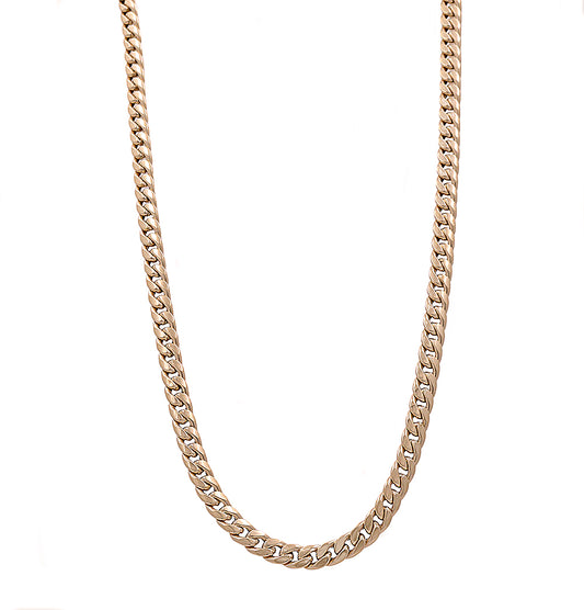 14K Yellow Gold Italian Link Necklace